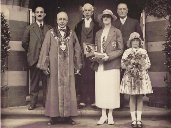 A civic reception was held for Blackpool swimmer Lucy Morton who won a  gold medal in the 200 metres breaststroke in the 1924 Olympic Games.