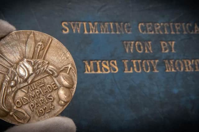 Lucy Morton's gold medal