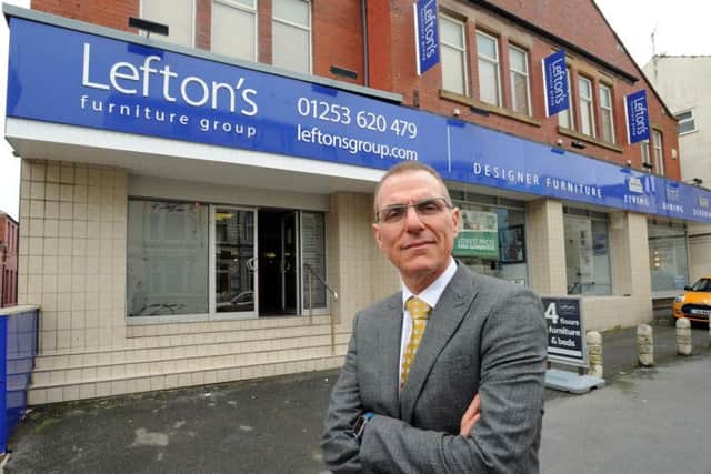 Richard Lefton outside the store, which has closed down after more than 70 years