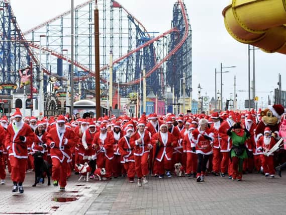 It will be the tenth year for the Santa Dash