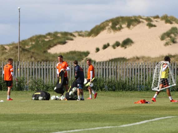 The Blackpool FC players will be getting Portakabin changing rooms at their training ground