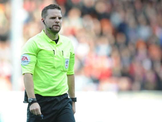 Referee Chris Pollard