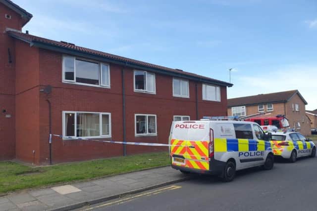 A woman in her 40s died after a fire broke out in a ground floor flat on Althorp Close, Blackpool