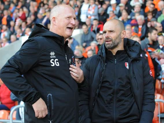 Simon Grayson discusses Saturday's game with Rotherham counterpart Paul Warne