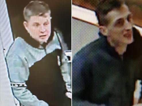 Police want to speak to these two men in relation to an assault and criminal damage which occurred on Sunday, October 13 at approximately 7.45pm in Dickson Road, Blackpool