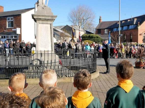 This is the first year police will not facilitate road closures at Wesham Remembrance Sunday parade.