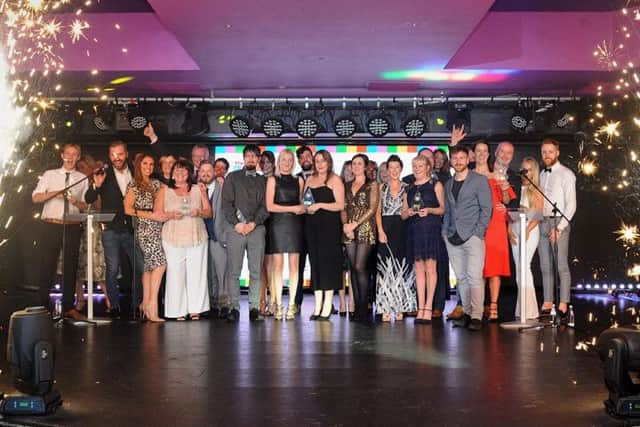Last year's winners celebrate in the Blackpool Retail and Leisure Awards