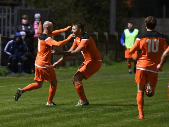 AFC Blackpool celebrate against Lower Breck  Picture: ADAM GEE