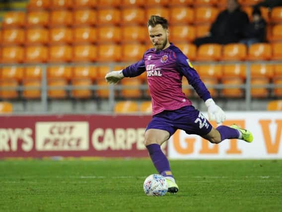 Jak Alnwick is ready to fight for his Blackpool jersey