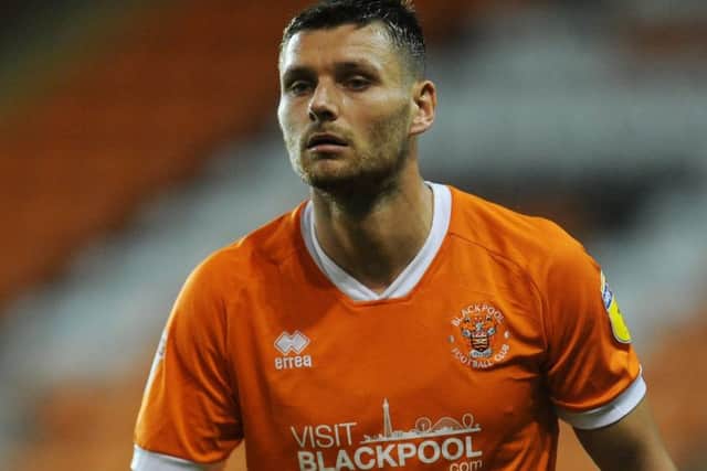 Blackpool defender Ryan Edwards