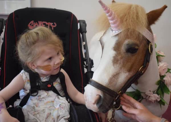 Five-year-old Lana Driver, from Fleetwood, died from pulmonary hypertension on 25/10/2019 after a lifetime battling the terminal condition. Picture by mum Susie Driver