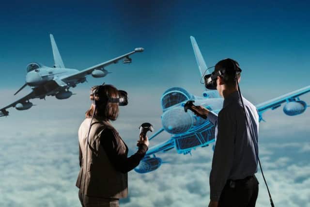 BAE Systems is using virtual and augmented reality right now to help its engineers and apprentices
