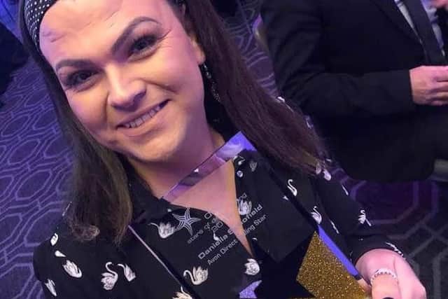 Daniella Schofield with her award