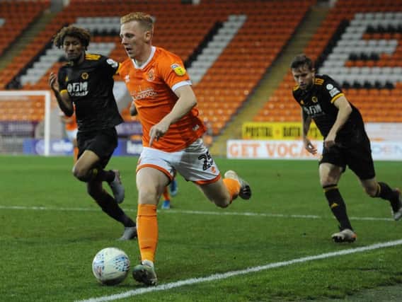 Callum Guy was pleased with his performance against Wolves Under-21s