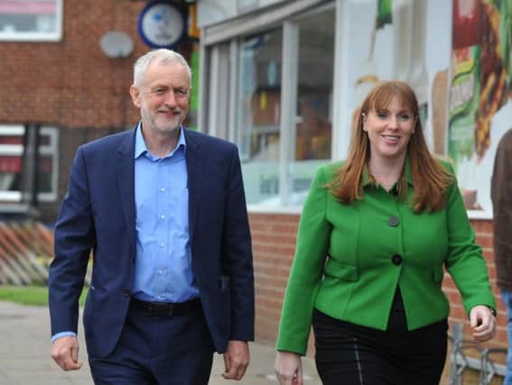 Jeremy Corbyn and Angela Rayner will be in Blackpool today