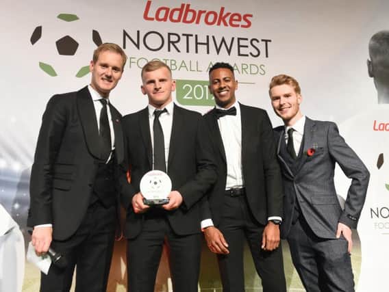 Danny Rowe was named the National League player of the season at last night's North West Football Awards