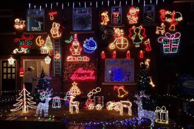 Devonshire Avenue, Thornton lights up every year for Brian House Children's Hospice.