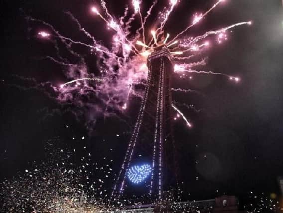 Blackpool tower at this year's illuminations switch-on