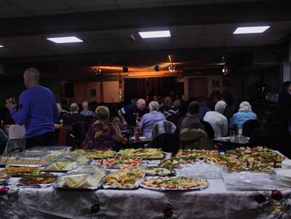 The re-opening night at Stanley Workingmen's Club