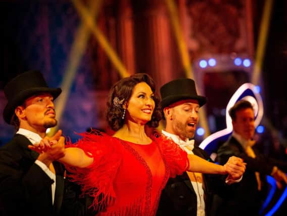 Emma Barton during a dress rehearsal for the BBC1 dance contest, Strictly Come Dancing ahead of last night's show Picture: Guy Levy/BBC/PA Wire)