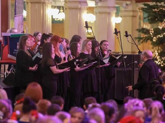 The BMS contemporary choir are continuing to raise spirits through song during the coronavirus pandemic. (Photo: Daisy Meredith)