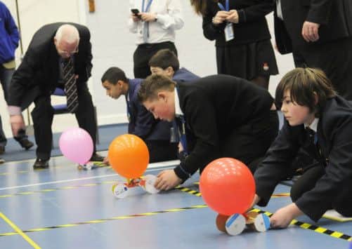 The Young Engineers STEM challenge took place at Blackpool and the Fylde College in Bispham.