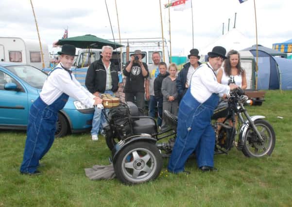 Another fine mess? No, these familiar faces are guaranteed to raise a smile at the Woodvale Transport Festival.