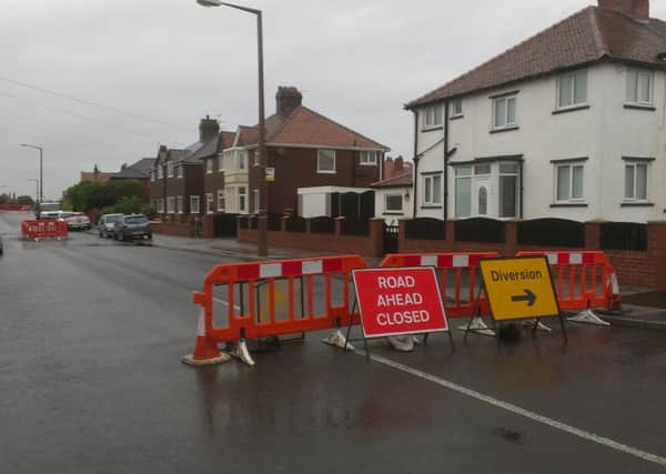 A collapse on a section of St Davids Road North took workmen longer to fix than first thought.