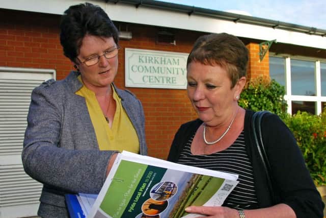 Elaine Silverwood and Liz Oades want new homes to be built.