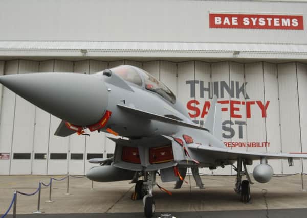 The Fylde coast built Typhoon is crucial to the future growth of BAE Systems.