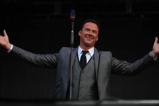 Saturday night at Lytham Proms.
Russell Watson on stage.  PIC BY ROB LOCK
3-8-2013