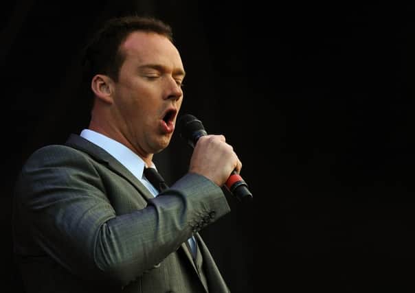 Saturday night at Lytham Proms.
Russell Watson on stage.  PIC BY ROB LOCK
3-8-2013