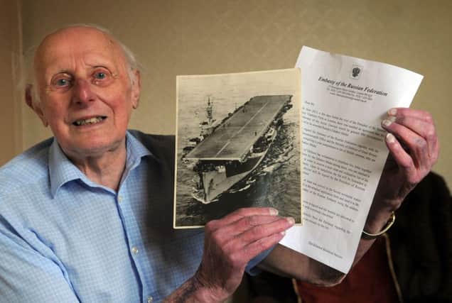 Arctic Star winner, Jim Ball, 88, has been asked to nominate himself by the Russian Government for the Ushakov Medal, for his work during the Second World War's Arctic Convoys.