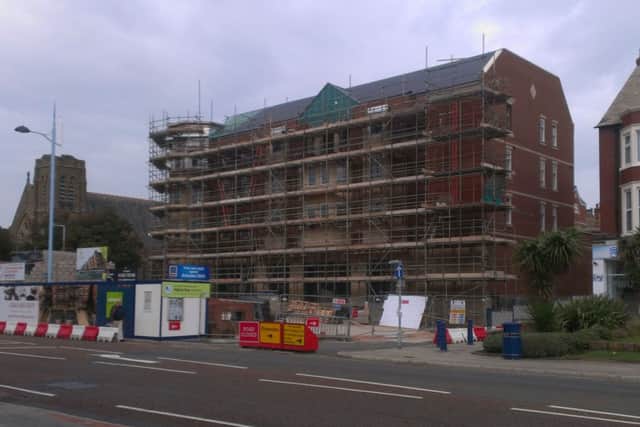 The Aldi and flats in St Annes and (below) John Moxham from the towns chamber of trade.