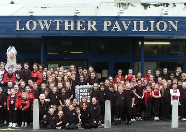The youngsters set to perform in the three-week run of Mother Goose at the Lowther Pavilion theatre.