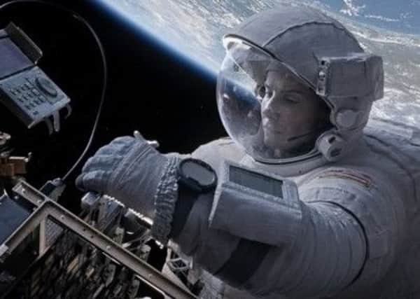 Sandra Bullock as Dr Ryan Stone in Gravity.