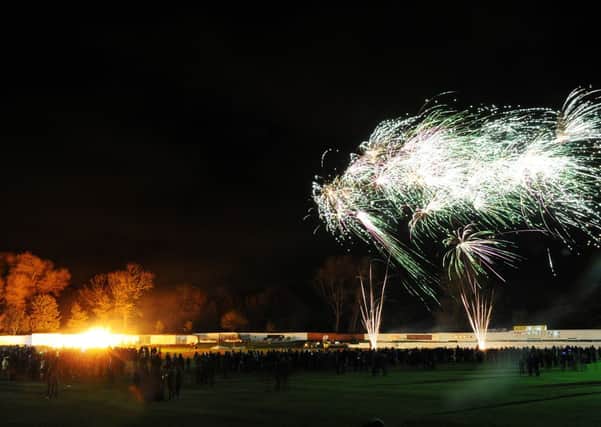 Blackpool Cricket Club Bonfire Night and fireworks display.