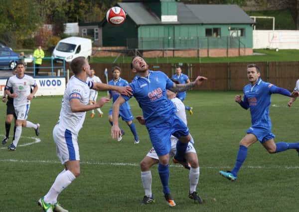 Action from Matlock v AFC Fylde on Saturday