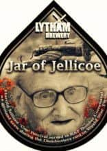 Jar of Jellicoe, on sale at The County Pub, Lytham