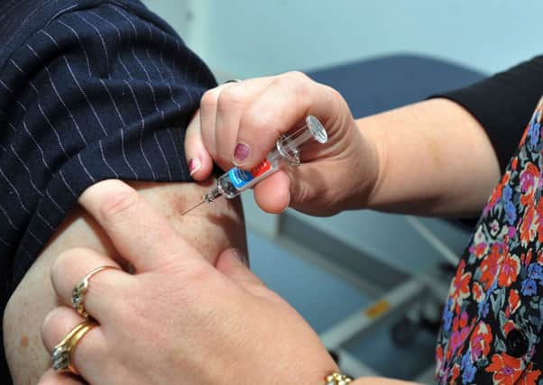 People throughout Lancashire are being encouraged to have their flu jab.