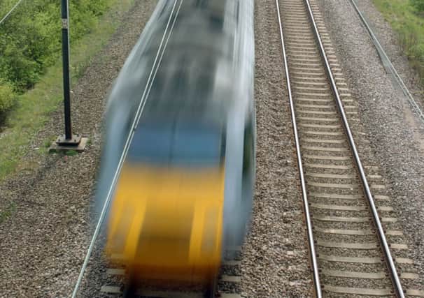 23 April 2009... Rail line, train track, metro, high speed train