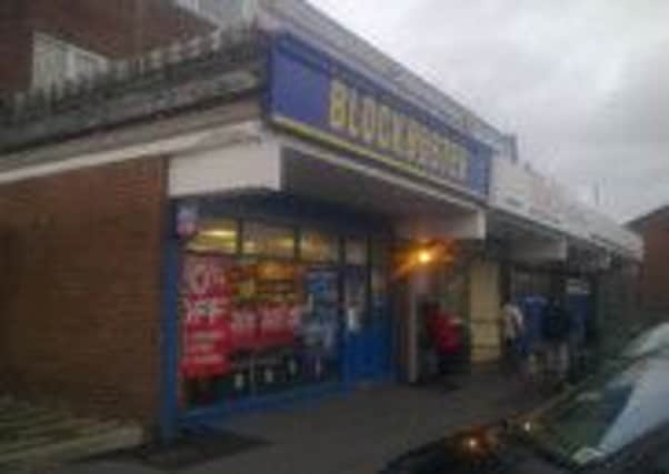 The Bloackbuster store in Kilnhouse Lane, St Annes. Below: John Moxham.