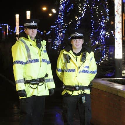 Special sergeant Ben McGarry and special constable Nick Smith in St Annes.