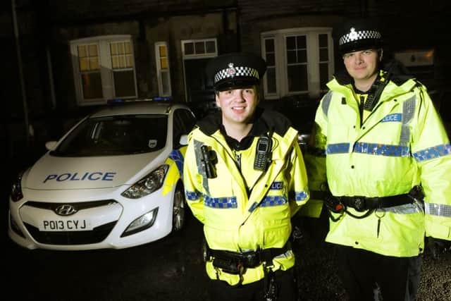 Special sergeant Ben McGarry and special constable Nick Smith in St Annes.