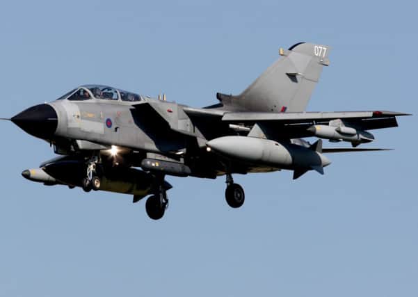 An RAF Tornado aircraft