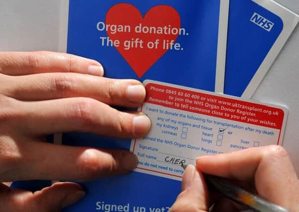 People are being urged to sign up to the organ donation register and make their wishes known to their family. Below: Specialist nurse Greg Bleakley.