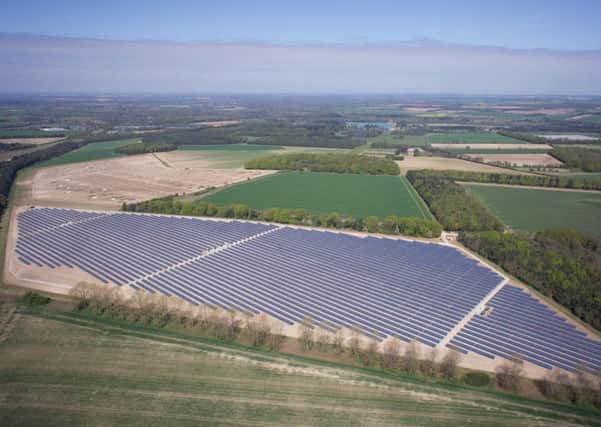 One of Lightsources solar farms in the UK