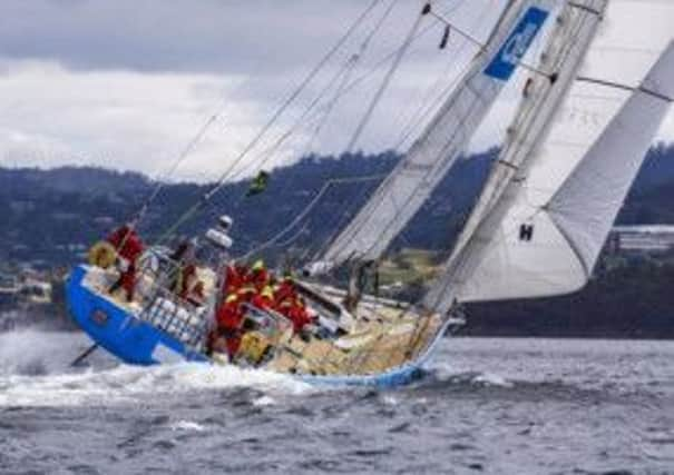 Amy Dickinson from Lytham, on the World yacht race.