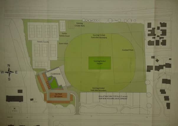 The plans for Lytham Cricket Club (below).