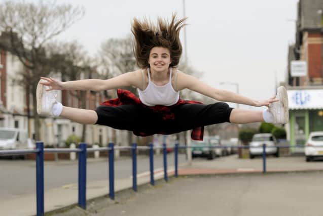 Fyldes Got Talent auditions.  Dancer Katie Brown, 15.